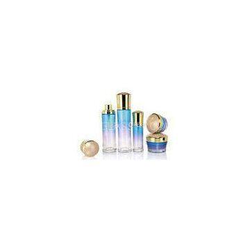 Fashionable Cosmetic Packaging Jar Glass Cosmetic Gradient Color Jar