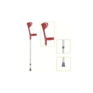 #JL937L(2) – Height Adjustable Lightweight Walking Forearm Crutch With Comfortable Handgrip, Red