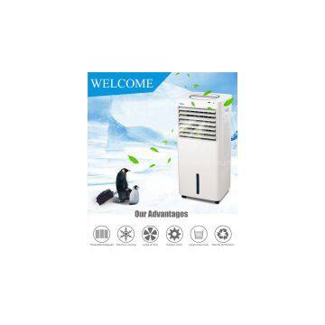 Price of home appliances floor standing portable mobile air cooler with water