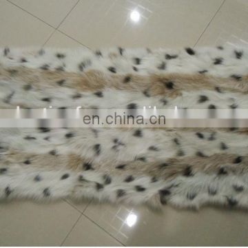 100% Real Fox Fur Plate / Fox Fur Blanket