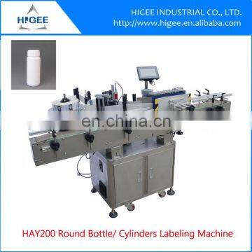 High accuracy two sides full automation label pasting machine for bottle