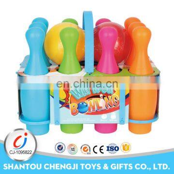 Kids educational ball games plastic bowling pins toy