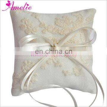 Small mini 10cm Embrodiery Lace Handmade Ivory Ring Bearer Pillow Flower Girl Basket with Lace Wedding Lace Ring Holder