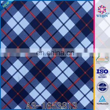 New Knit Plaid Soft Fabric Print Textile