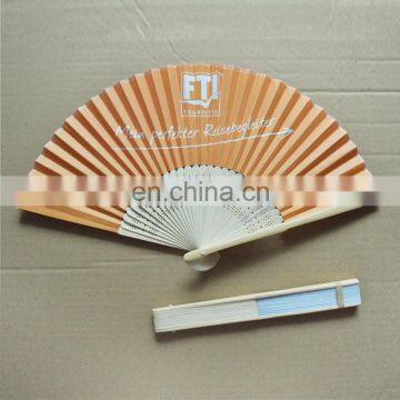 Personalized chinese custom hand held bamboo fans