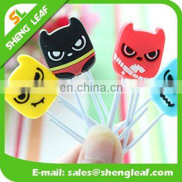 wholesale beautiful bookmark OEM rubber bookmark