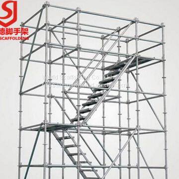 EN Standard Professional Factory high quality Scaffolding Steel Ladder Stair Case for construction