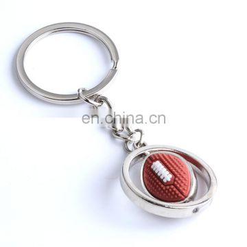 custom cheap rotating baseball keychain maker