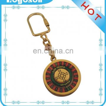 2018 compass LAS VEGAS Souvenir Spinning Gold Plating Keychain