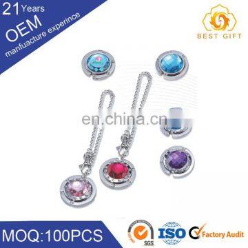 Heart Shape Token Metal Medal Foldable Purse Hanger / Banger Hook photo-6