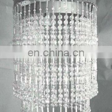 2 Tiers Wedding Cubic Balls Crystal Beaded Chandelier