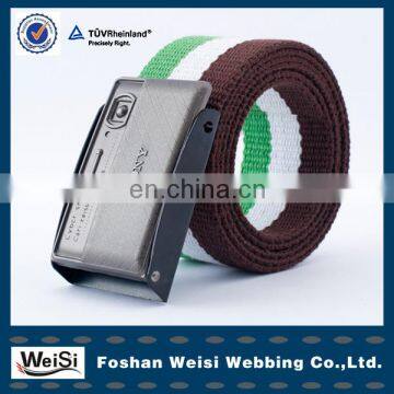 factory wholesale customized men cheap fabric belts