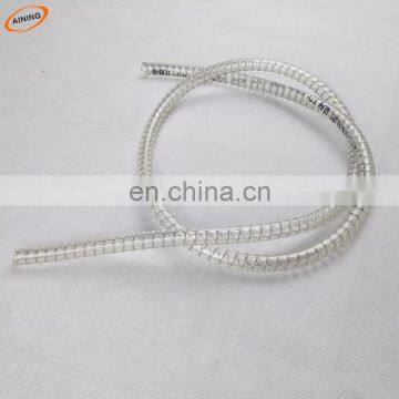 6 inch flexible pvc spiral steel wire reinforced silicone spring rubber hose