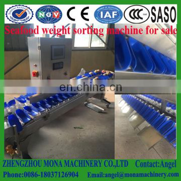 Chicken leg wing fish weight sorting grading machine|chicken fish sorting by weight