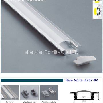 Anodized Led Strip Aluminium Profile for Led Strips Recessed Channel photo-2