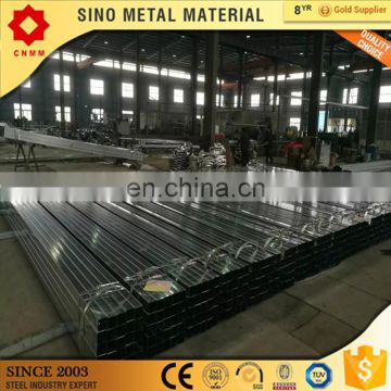 pre gi square hollow q195-q235 galvanized pipe pre-galvanized rectangular steel tube in china