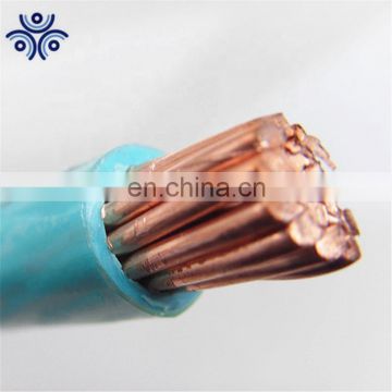 Best Selling 8AWG Strands House Electrical Wiring Black Color Copper Conductor PVC Insulation UL 83 THHN Cable