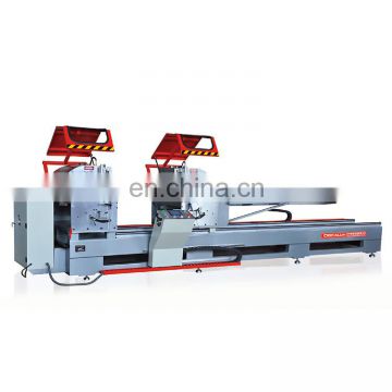 Aluminum profile cnc double head cutting saw machine