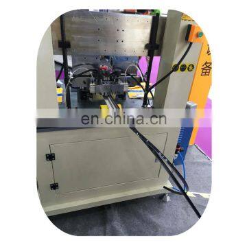 Automatic electric knurling and strip feeding machine