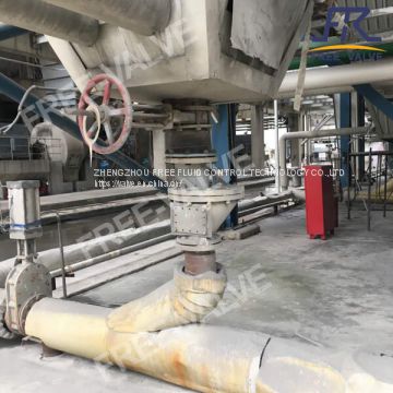 Ceramic Slurry Discharging Knife Gate Valve for Coal Washing Plant