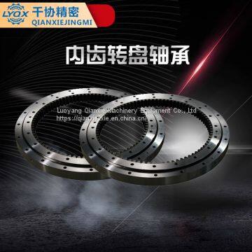 VU140179 turntable bearing 124.5x234x35mm Slewing Ring Bearing Four point contact ball bearing Internal gear teeth