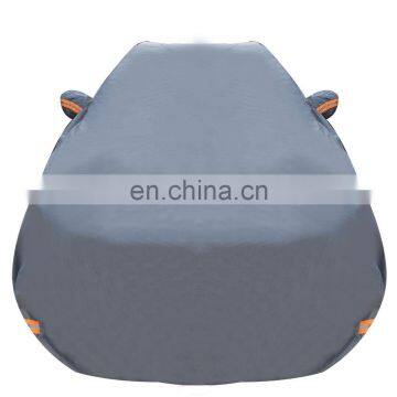 Full Car Cover Waterproof All Weather Protection Breathable Anti UV Rain Dust YXL Gray