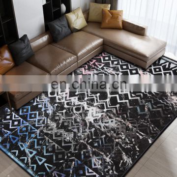 Whole household custom modern polyester 3d striped area rug carpet