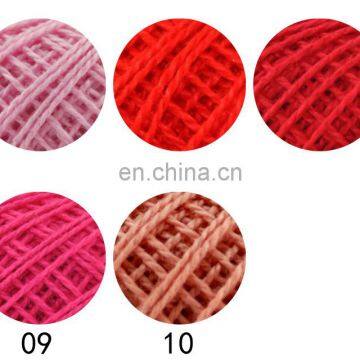 Free Sample Cool 100% Cotton Lace Yarn #5 for Knitting Crocheting photo-4