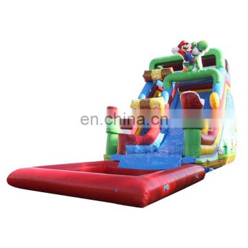 Commercial Inflatable Castle Bouncer Water Slides Pool For Kids