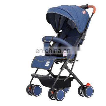 Factory hot sale baby stroller easy foldable infant pram pushchair