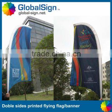 2016 New Model Fiberglass Double Sided Event Flags