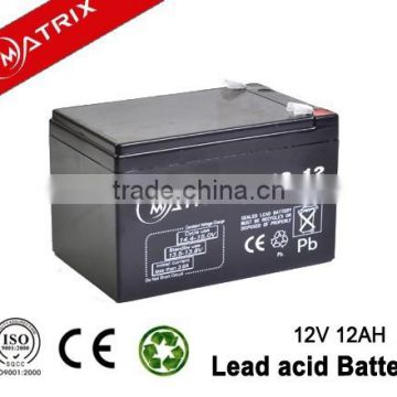 Largely demand 12volt 12ah maintenance free battery for solar/lighting/ups/inverter