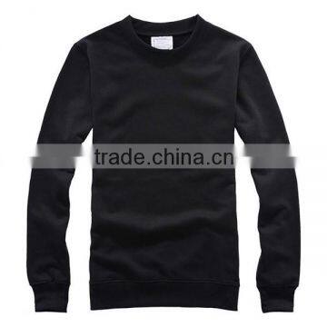 Black pullover sublimation crewneck sweatshirt custom