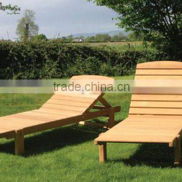 2015 HOT SALE FROM FACTORY - wood outdoor - sun lounger - furniture companies