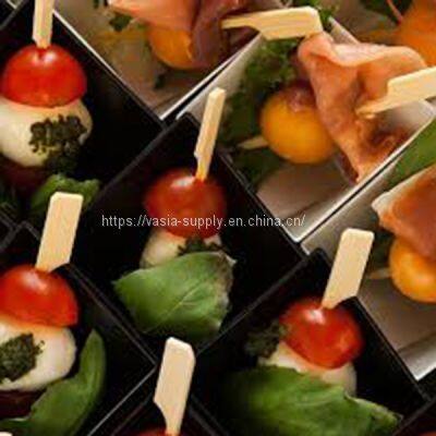 500 Pack Bamboo Skewers - 7 Inch Bamboo Picks Paddle Skewers BBQ Picks for Outdoor Grilling, Kebab, Fondue and More photo-2