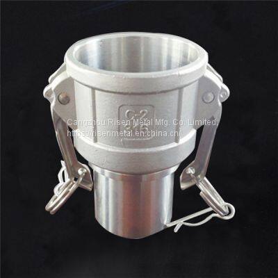 Stainless Steel Cam & Grooves Type F – Male Adapter