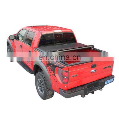 Waterproof Alloy soft Roll Up Bar Mitsubishi Triton Pickup truck Bed topper Retractable Retracting Cargo Tonneau Covers for L200