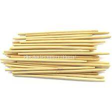 8 Inch Bamboo Skewers, 8 Inch Bamboo Sticks Shish Kabob Skewers, Grill, Appetizer, Fruit, Corn, Chocolate Fountain, Cocktail, Art, Set of 100 Pack,