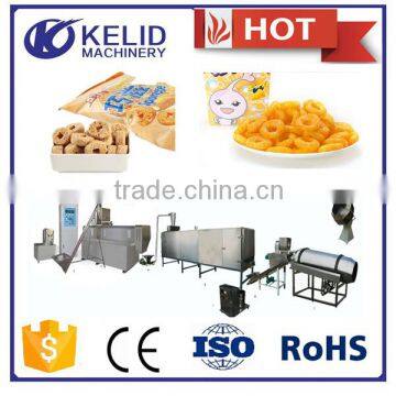 full automatic stainless steel corn snack production line