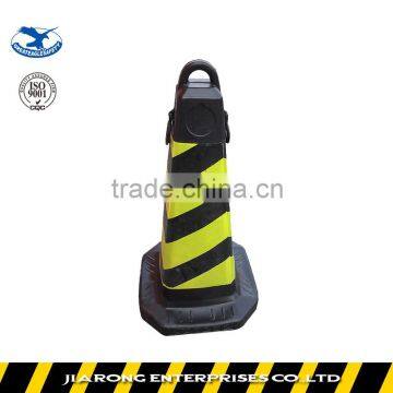 High quality height 70cm Soft Flexible PE plastic traffic cone TC007