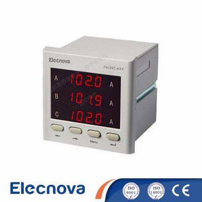 PA194I-AX4 74*74mm High Precision Three Phase LED Digital Display AC Ampere Meter photo-2