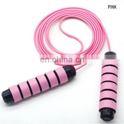 Adjustable Weighted Speed Jump Rope Skipping Rope Jumps For Pvc Wire Rope Custom Logo