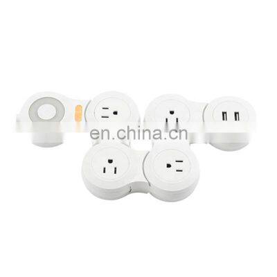 EU US Italy UK Australia Extension Socket 4 Smart Power Strip Universal Outlet