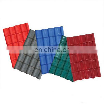 Heat insulation upvc trapezoidal roof sheet/sound proof PVC plastic roof tile for warehouse