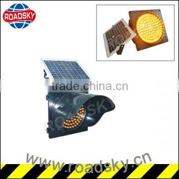 Hot Sale Solar Yellow Warning Flashing Light