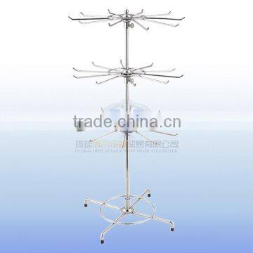 Elegant countertop jewelry display rack with 3 tiers