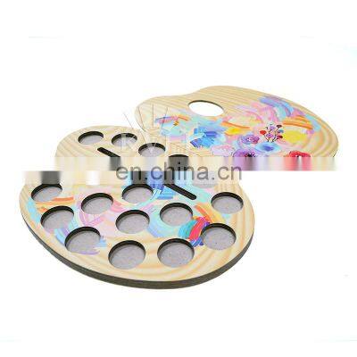 Luxury Rose Gold Empty Eyeshadow Cosmetic Make up Kit Palette Box photo-3