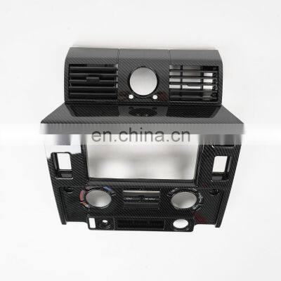 FOR DEFENDER CARBON LOOK INTERIOR DASHBOARD CENTRE CONSOLE