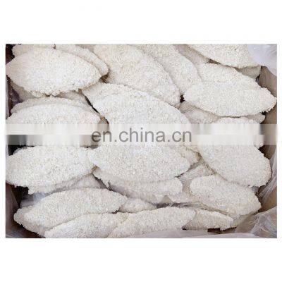 High quality cooking frozen breaded fish fillet price of cod