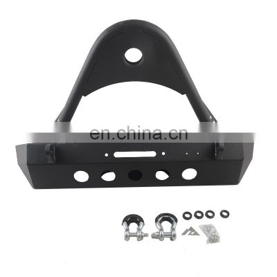 Black Steel Front Bumper for Jeep Wrangler JK 2007+ 4x4 accessory maiker manufacturer